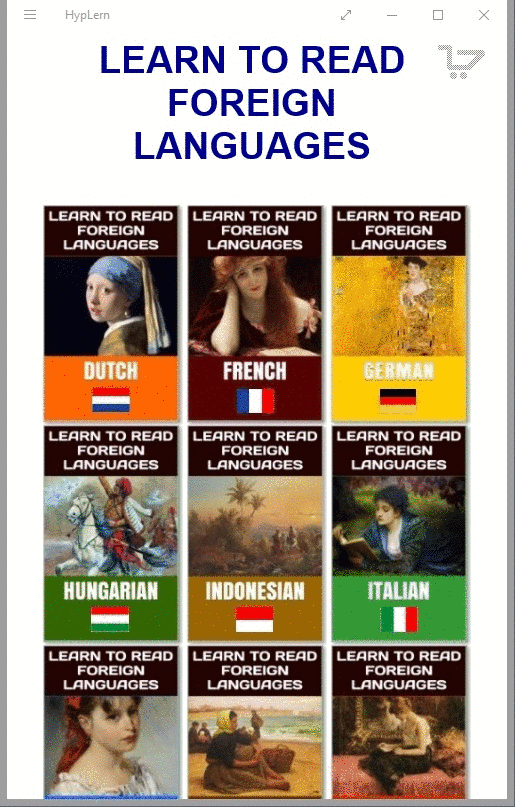 OUR FOREIGN LANGUAGE READER APP WILL BE AVAILABLE IN JUNE!