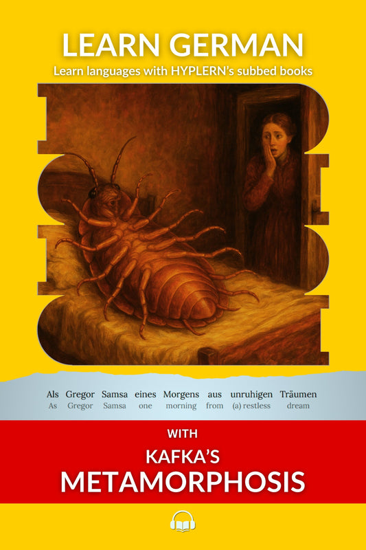 HypLern - Learn German With Literature: Die Verwandlung by Franz Kafka - Interlinear PDF, Epubs, Mobi and audio