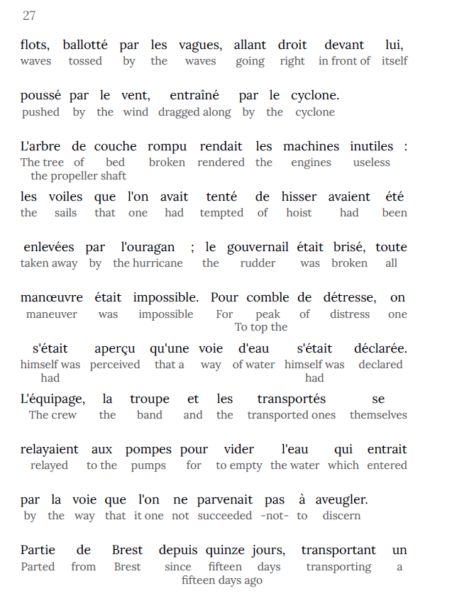 HypLern - Learn French With Terre Libre - Interlinear PDF and Epubs