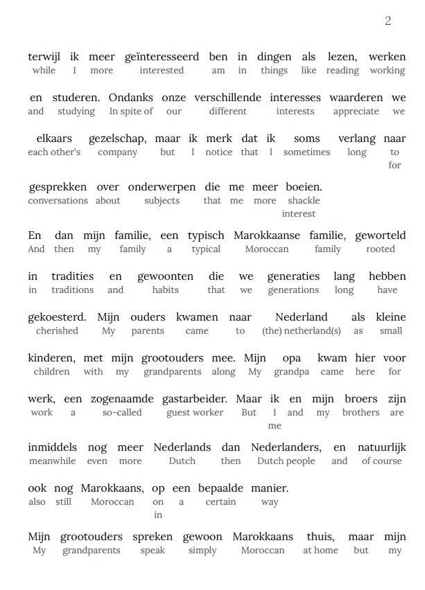 HypLern - Learn Dutch With The Moroccan-Dutch Detective Agency - Interlinear PDF and Epub