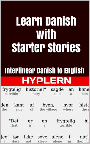 HypLern - Learn Danish with Starter Stories - PDF, Epub, Mobi and Audio