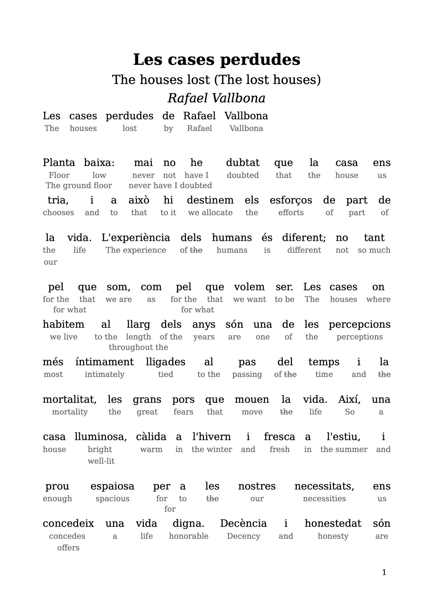 HypLern - Learn Catalan With Short Stories - Interlinear books in PDF, Epub, Mobi and Mp3 format