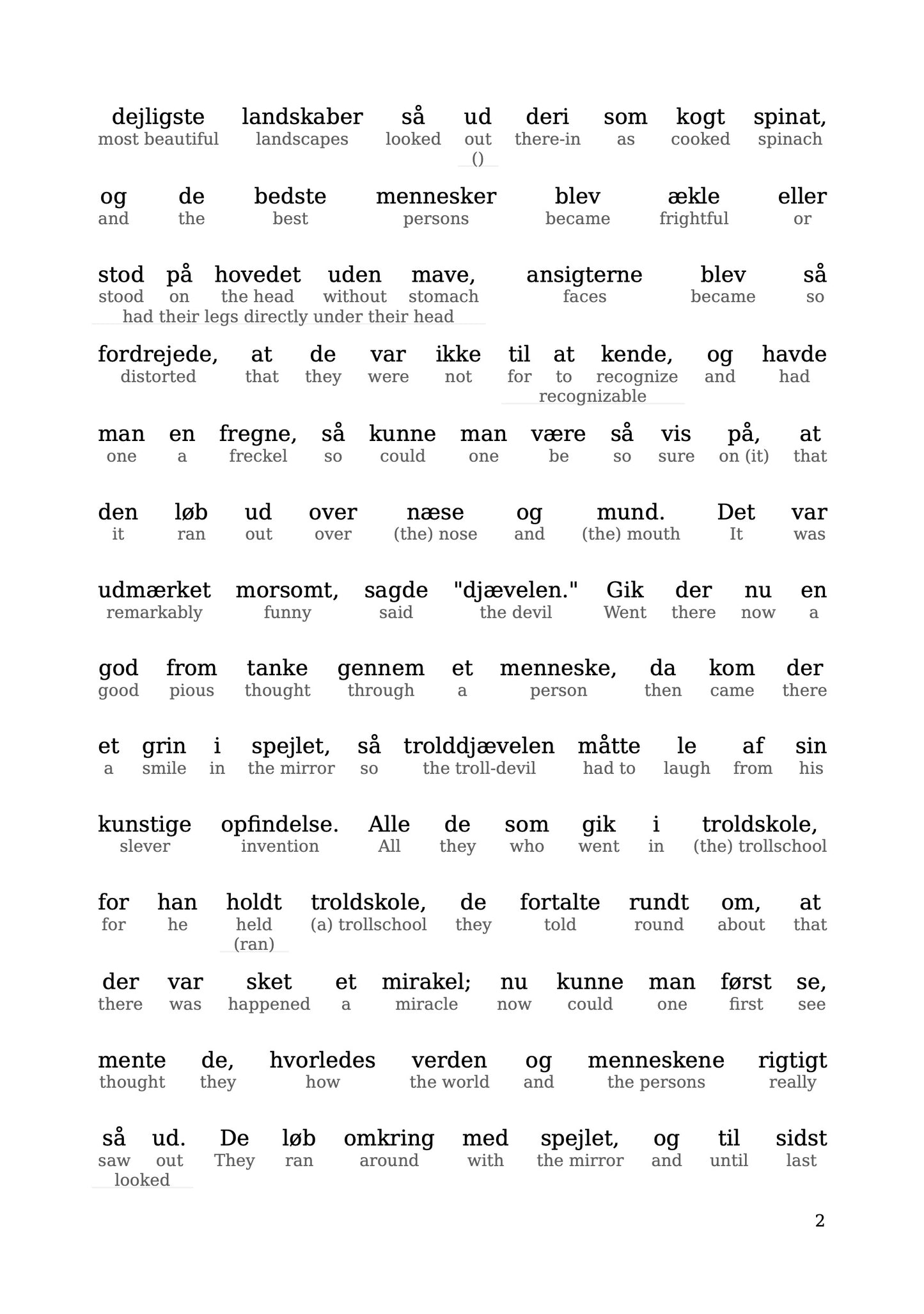 HypLern - Learn Danish with The Snow Queen - PDF, Epub and Audio