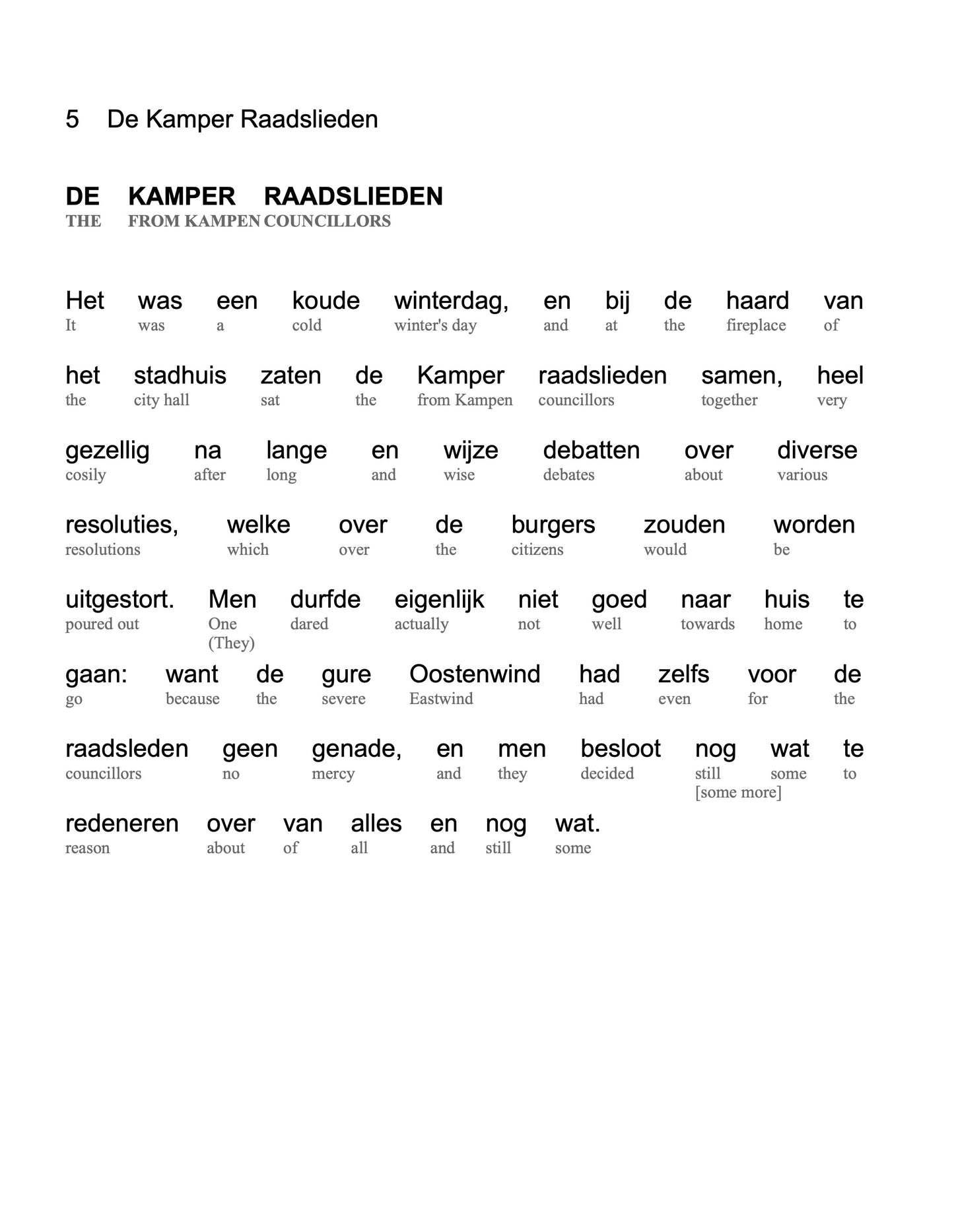HypLern - Learn Dutch With Beginner Stories - Interlinear PDF, Epub, Mobi and Audio