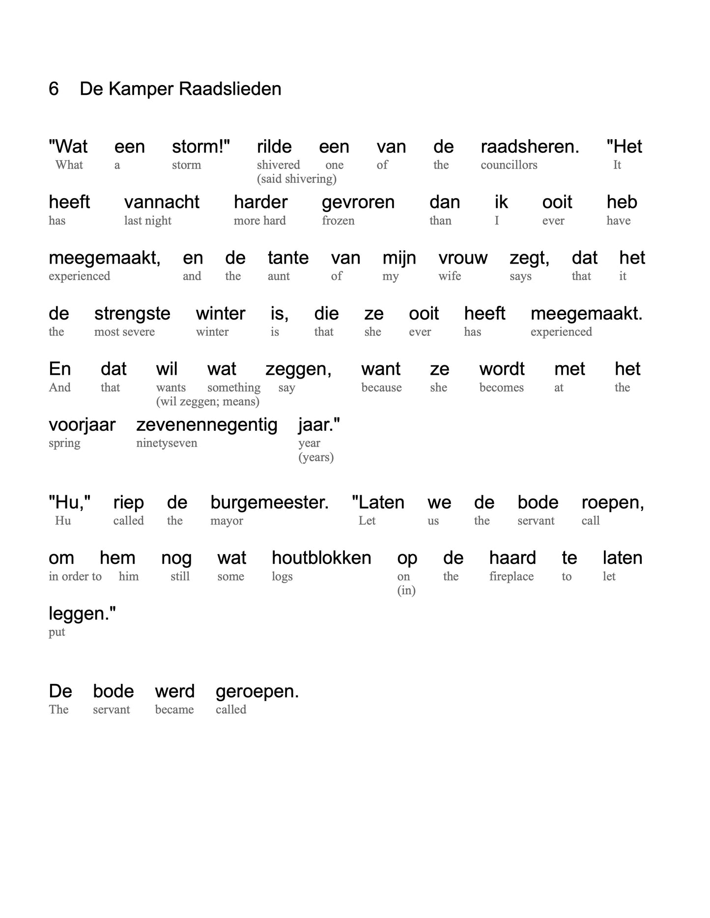 HypLern - Learn Dutch With Beginner Stories - Interlinear PDF, Epub, Mobi and Audio