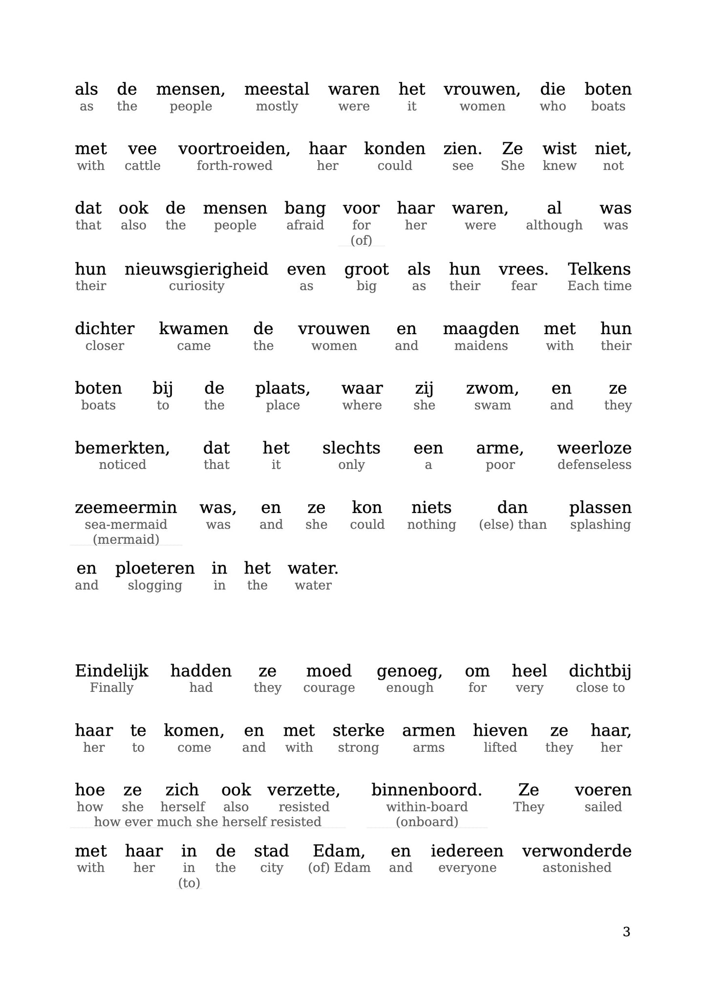 HypLern - Learn Dutch With Sea Stories - Interlinear PDF, Epub and Mobi