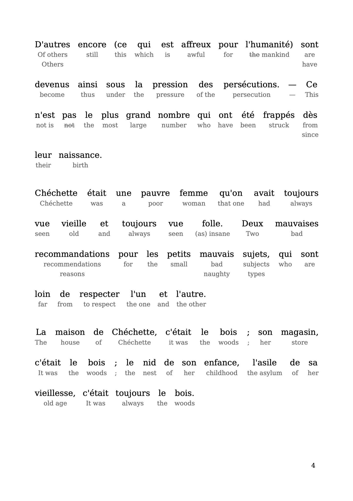 HypLern - Learn French With Stories and Legends - Interlinear PDF, Epub, Mobi and audio