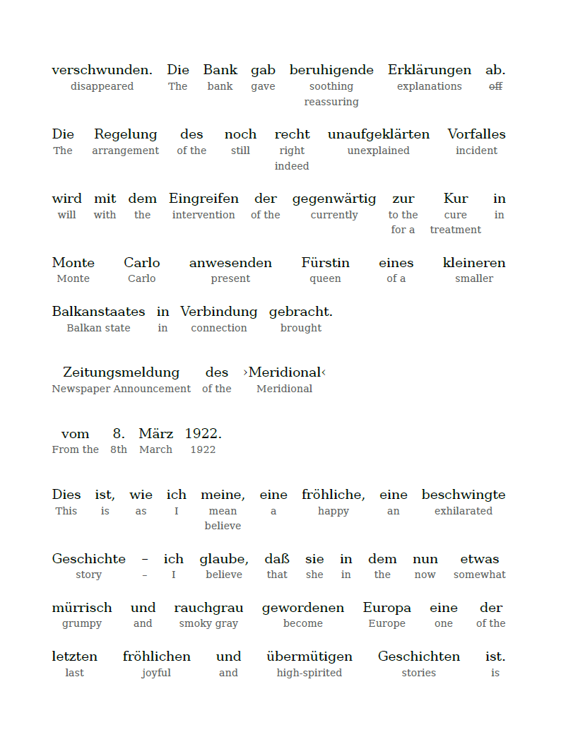 HypLern - Learn German with Adventure Stories: Bomben auf Monte Carlo - Interlinear PDF and Epub
