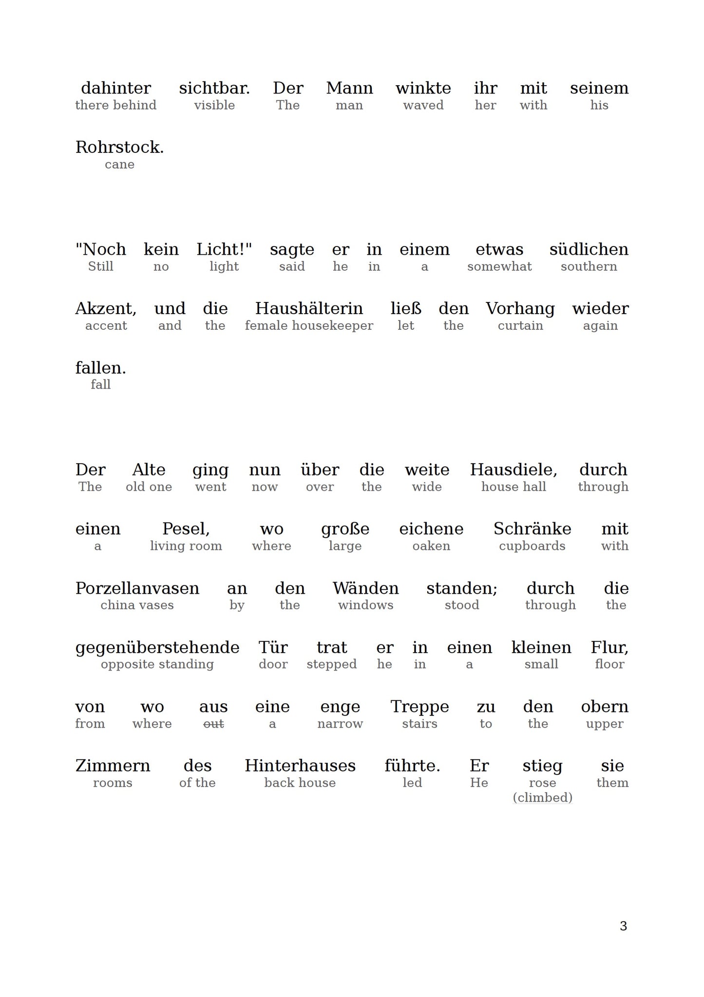 HypLern - Learn German With Literature: Immensee by Theodor Storm - Interlinear PDF, Epubs, Mobi and audio
