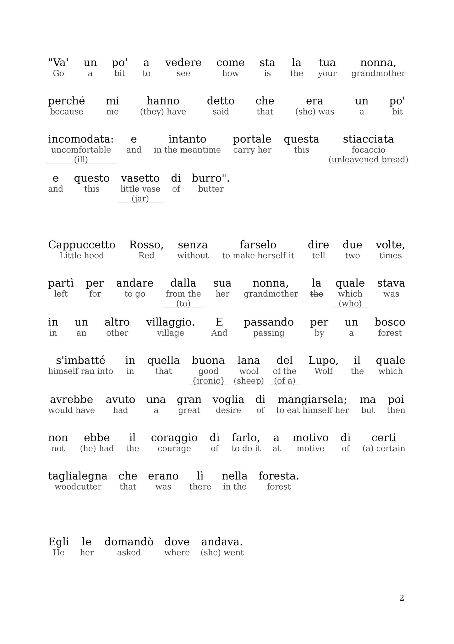 HypLern - Learn Italian with Starter Stories - Interlinear PDF, Epub, Mobi and audio
