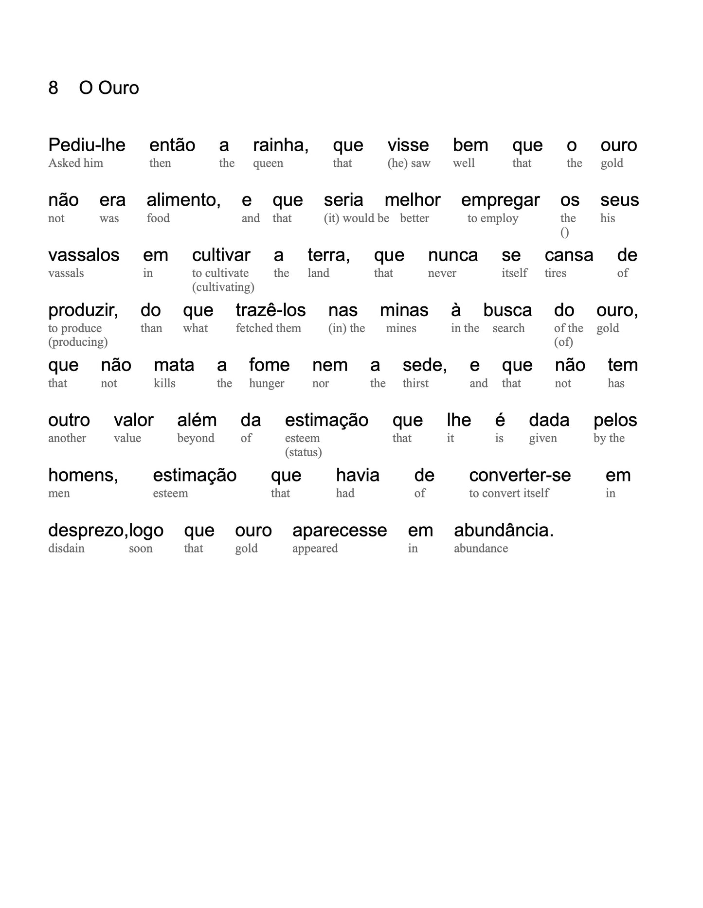 HypLern - Learn Portuguese with Beginner Stories - Interlinear PDF, Epub, Mobi and Audio