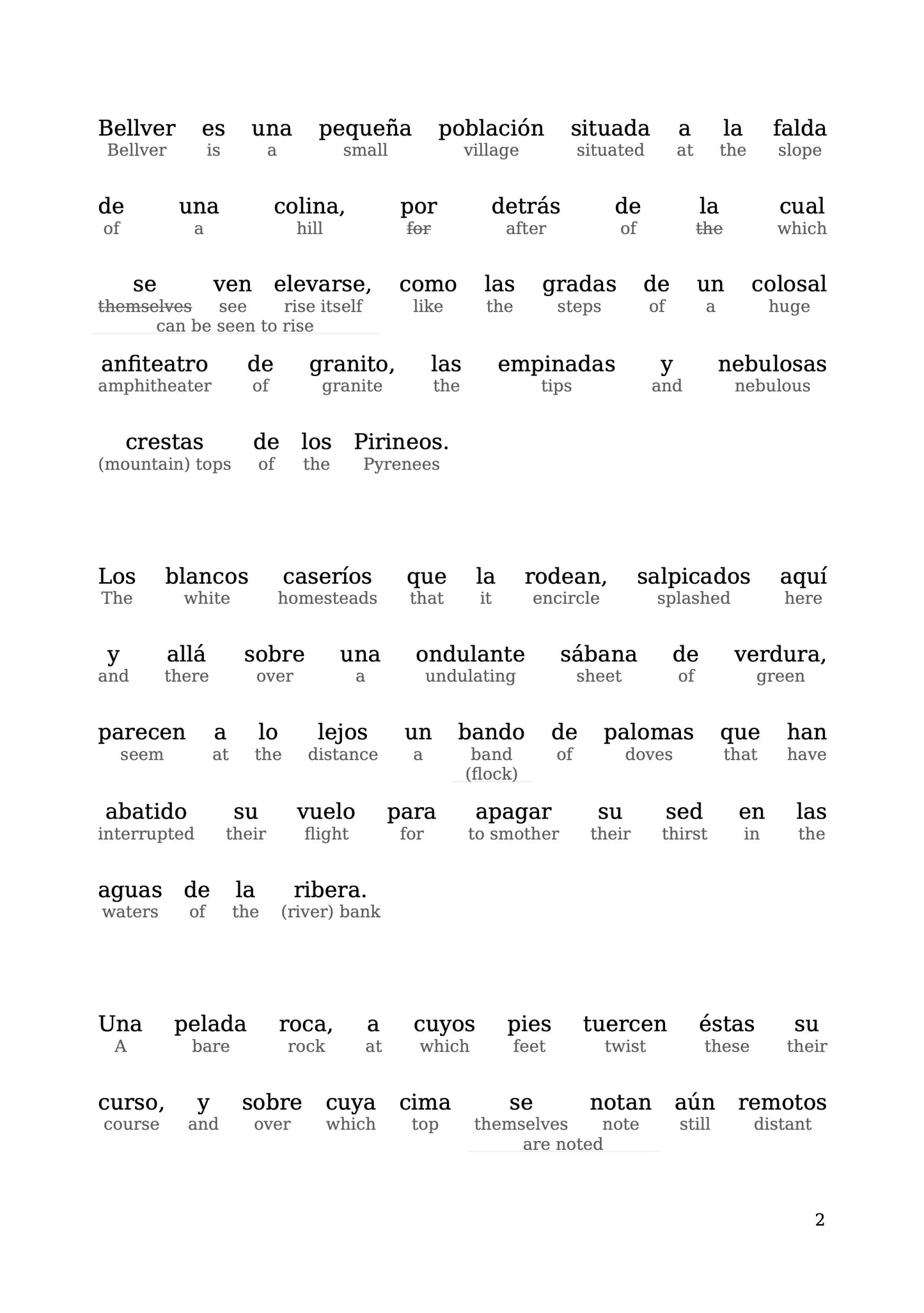 HypLern - Learn Spanish with La Cruz Del Diablo - Interlinear PDF, Epub and mp3s