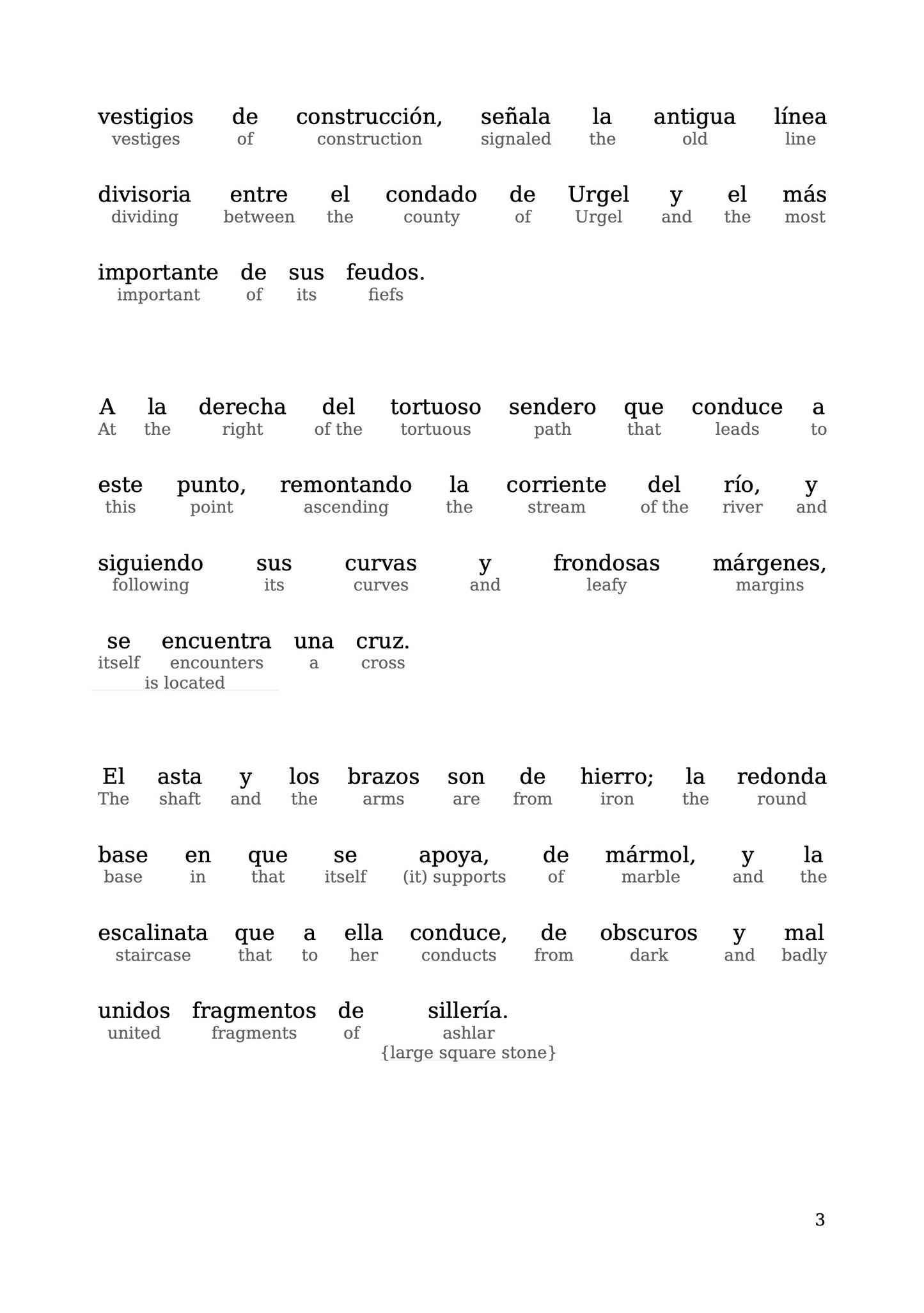 HypLern - Learn Spanish with La Cruz Del Diablo - Interlinear PDF, Epub and mp3s