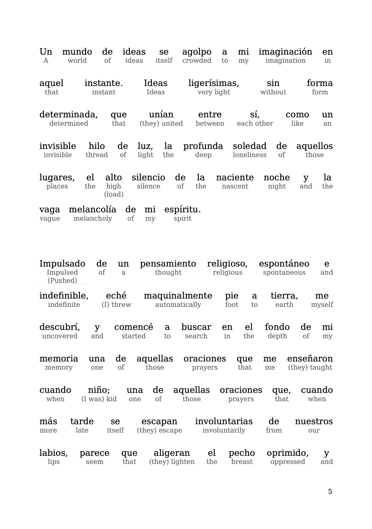 HypLern - Learn Spanish with La Cruz Del Diablo - Interlinear PDF, Epub and mp3s