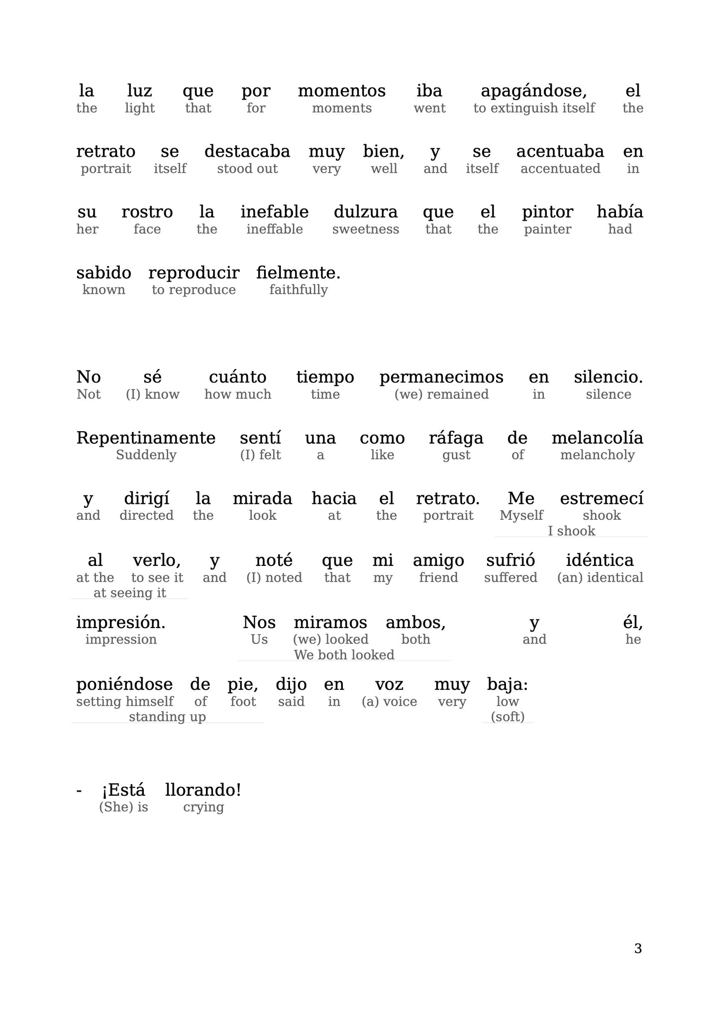 HypLern - Learn Spanish with La Puerta de Bronce - Interlinear PDF, Epub and mp3s