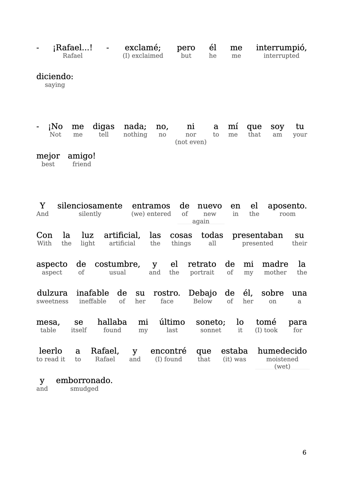 HypLern - Learn Spanish with La Puerta de Bronce - Interlinear PDF, Epub and mp3s