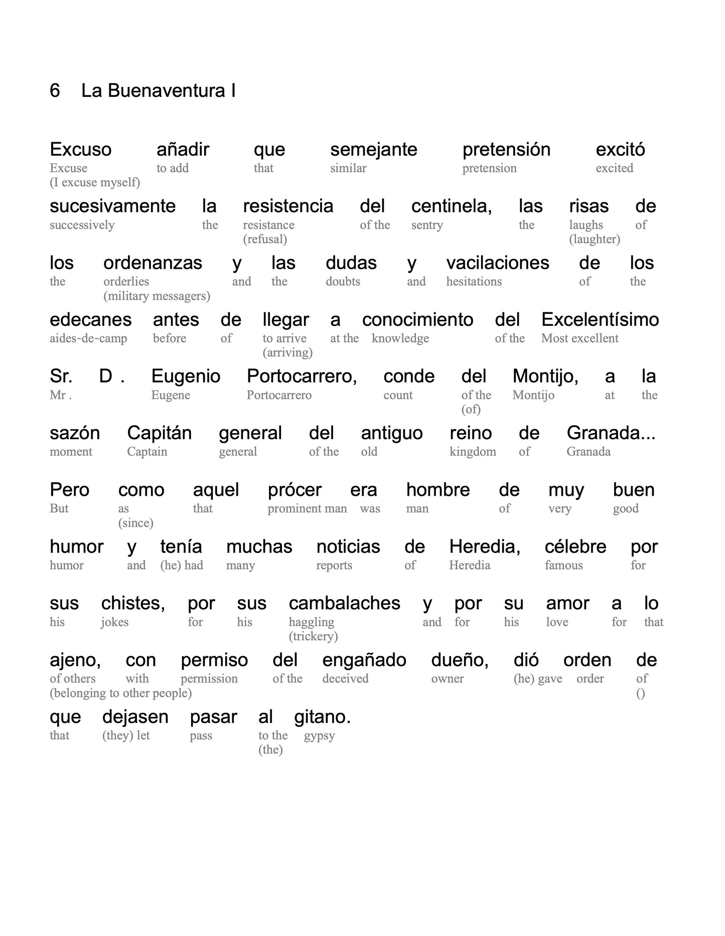 HypLern - Learn Spanish with Short Stories - Interlinear PDF, Epub and mp3s