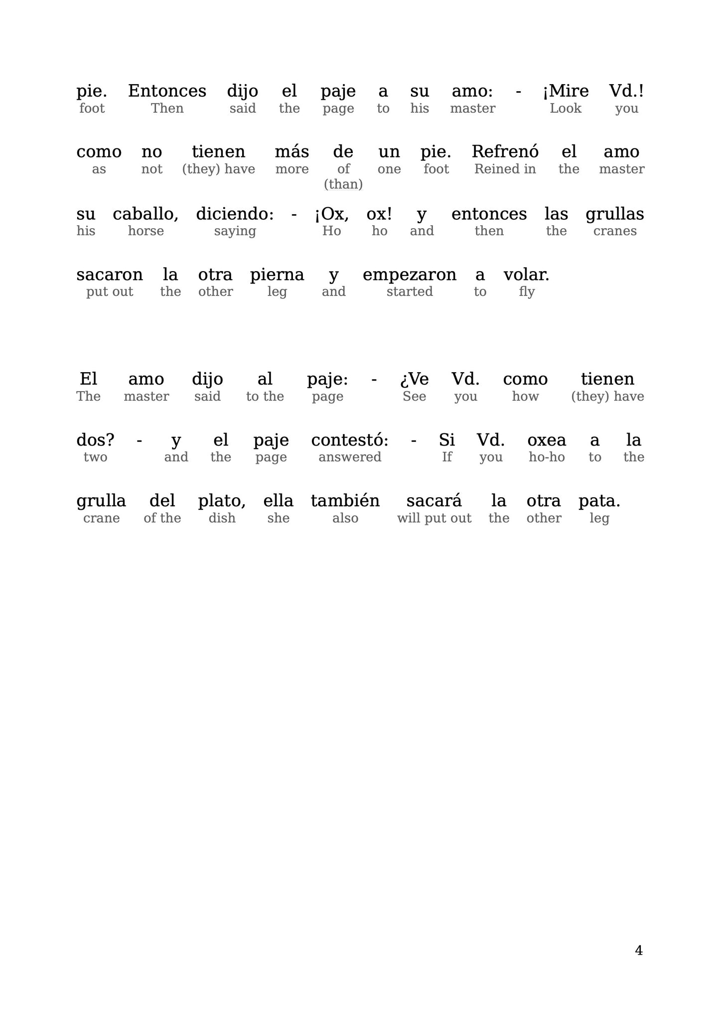 HypLern - Learn Spanish with Starter Stories - Interlinear PDF, Epubs and mp3s