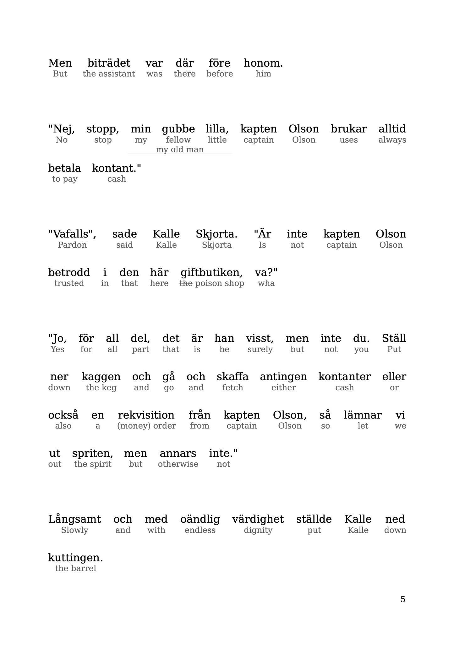 HypLern - Learn Swedish With A Case of Booze and Other Stories - Interlinear PDF, Epub, Mobi and audio