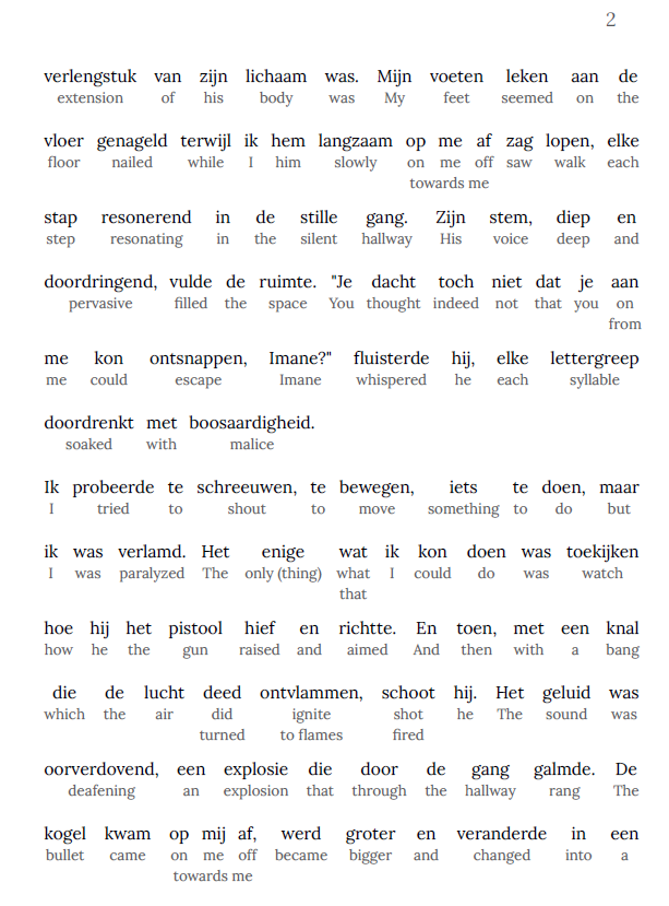 HypLern - Learn Dutch With The Art of Disappearing - Interlinear PDF and Epub
