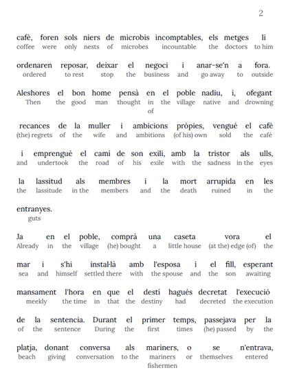 HypLern - Learn Catalan With Short Stories - La Mare Balena - Interlinear books in PDF, Epub, and Mp3 format