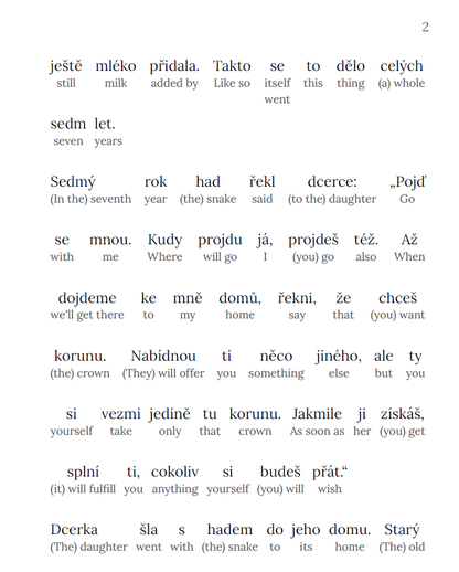 HypLern - Learn Czech with Beginner Stories - Pdf, Epub and Mp3