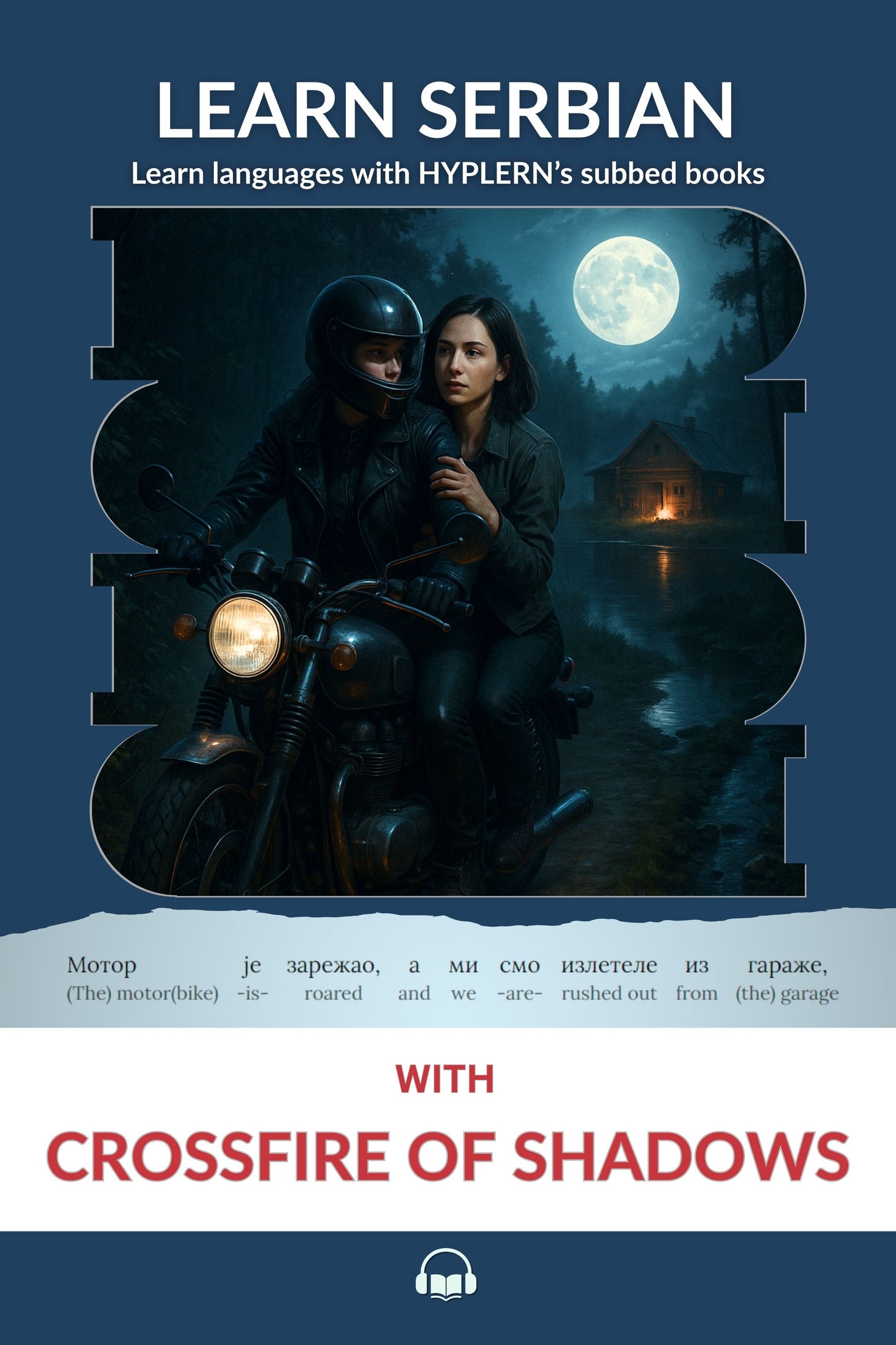 HypLern - Learn Serbian with Crossfire of Shadows - Interlinear PDF and Epub