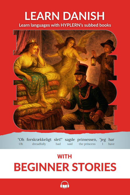 HypLern - Learn Danish with Beginner Stories - Interlinear book in PDF, Epub, Mobi and Audio format