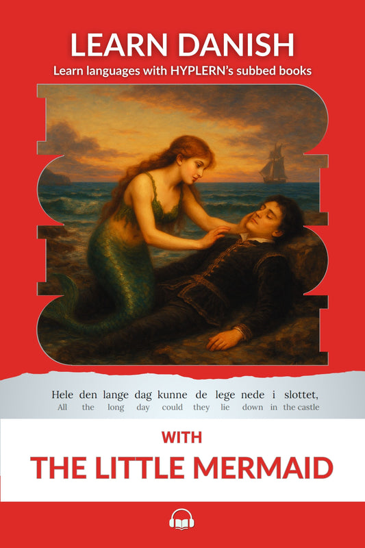 HypLern - Learn Danish with The Little Mermaid - PDF, Epub and Audio