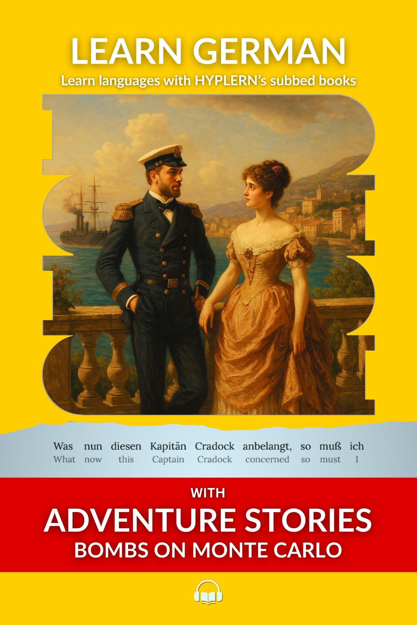 HypLern - Learn German with Adventure Stories: Bomben auf Monte Carlo - Interlinear PDF, Epub and Mp3s