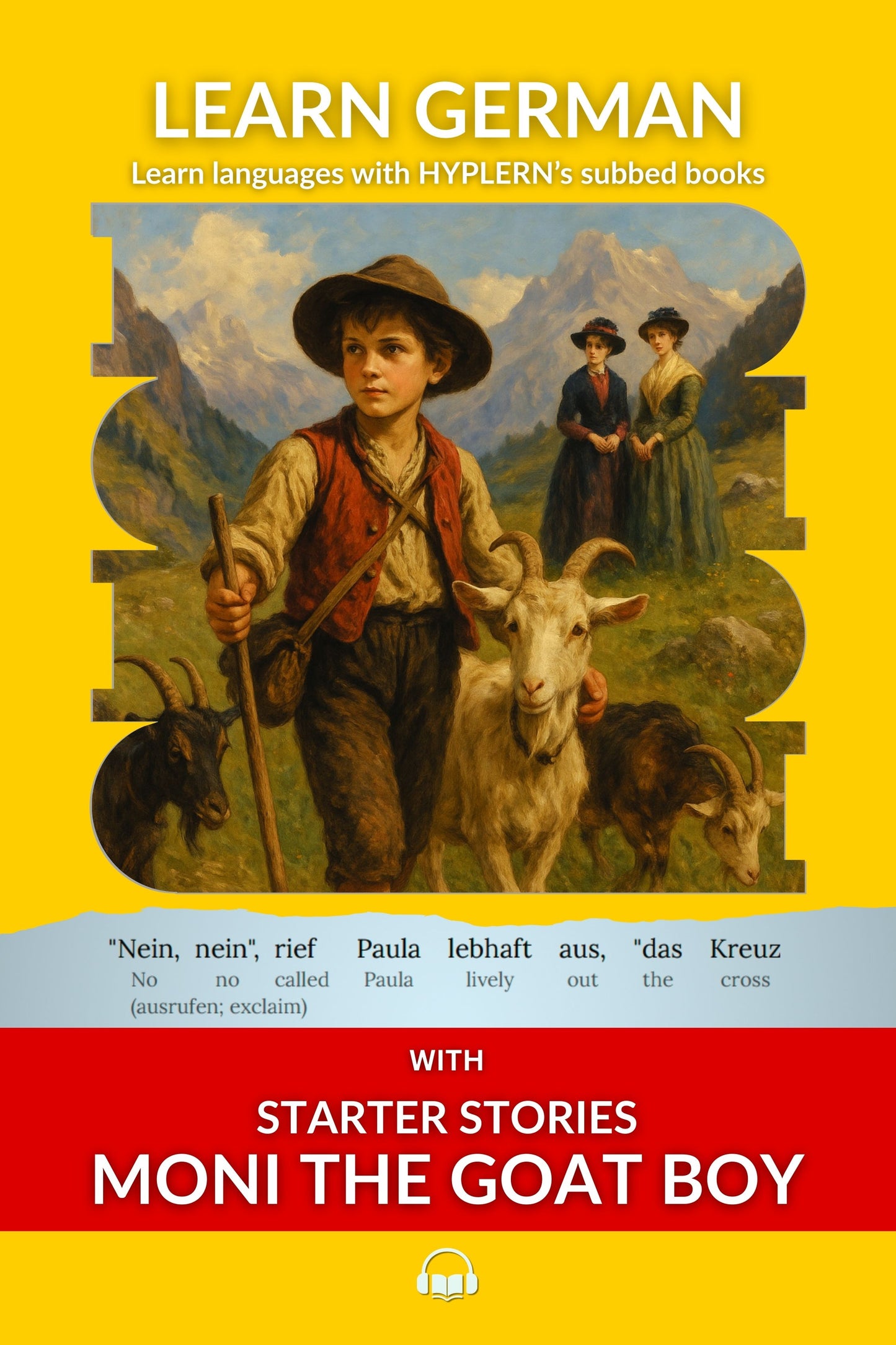 HypLern - Learn German With Starter Stories - Moni the Goat Boy - PDF, Epub, Mobi