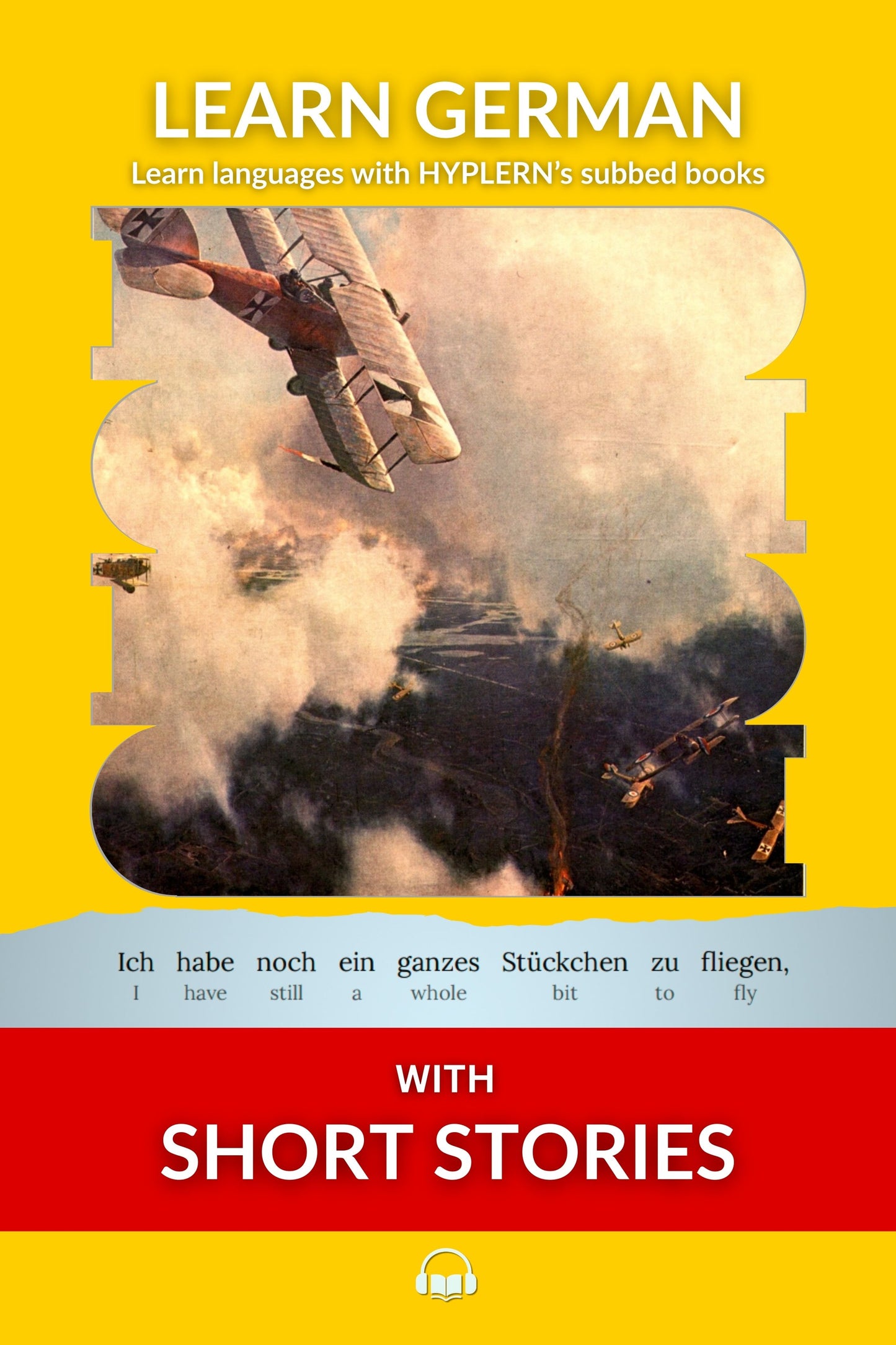 HypLern - Learn German With Short Stories - Interlinear PDF, Epub, Mobi plus MP3s