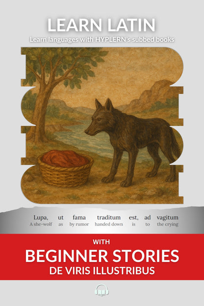 HypLern - Learn Latin With Beginner Stories: De Viris Illustribus - Interlinear PDF and Epub
