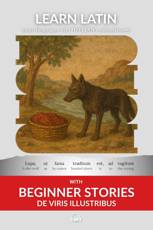 HypLern - Learn Latin With Beginner Stories: De Viris Illustribus - Interlinear PDF and Epub