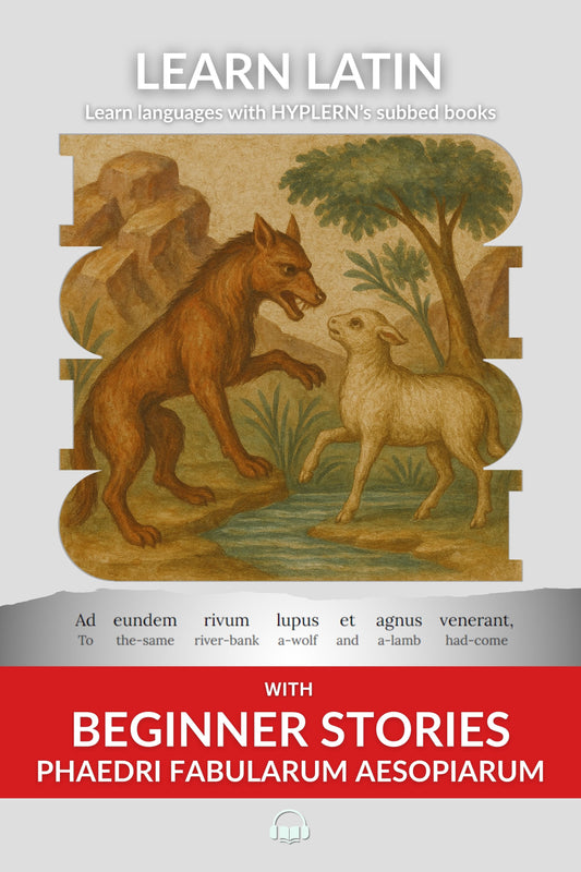 HypLern - Learn Latin With Beginner Stories: Fabularum Aesoparium - Interlinear PDF and Epub