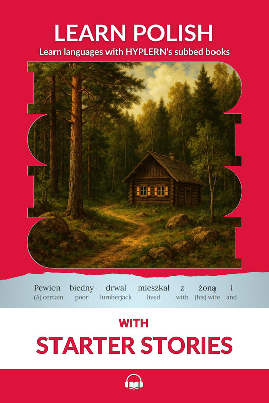 HypLern - Learn Polish with Starter Stories - Interlinear PDF, Epub, Mobi and separate Audio