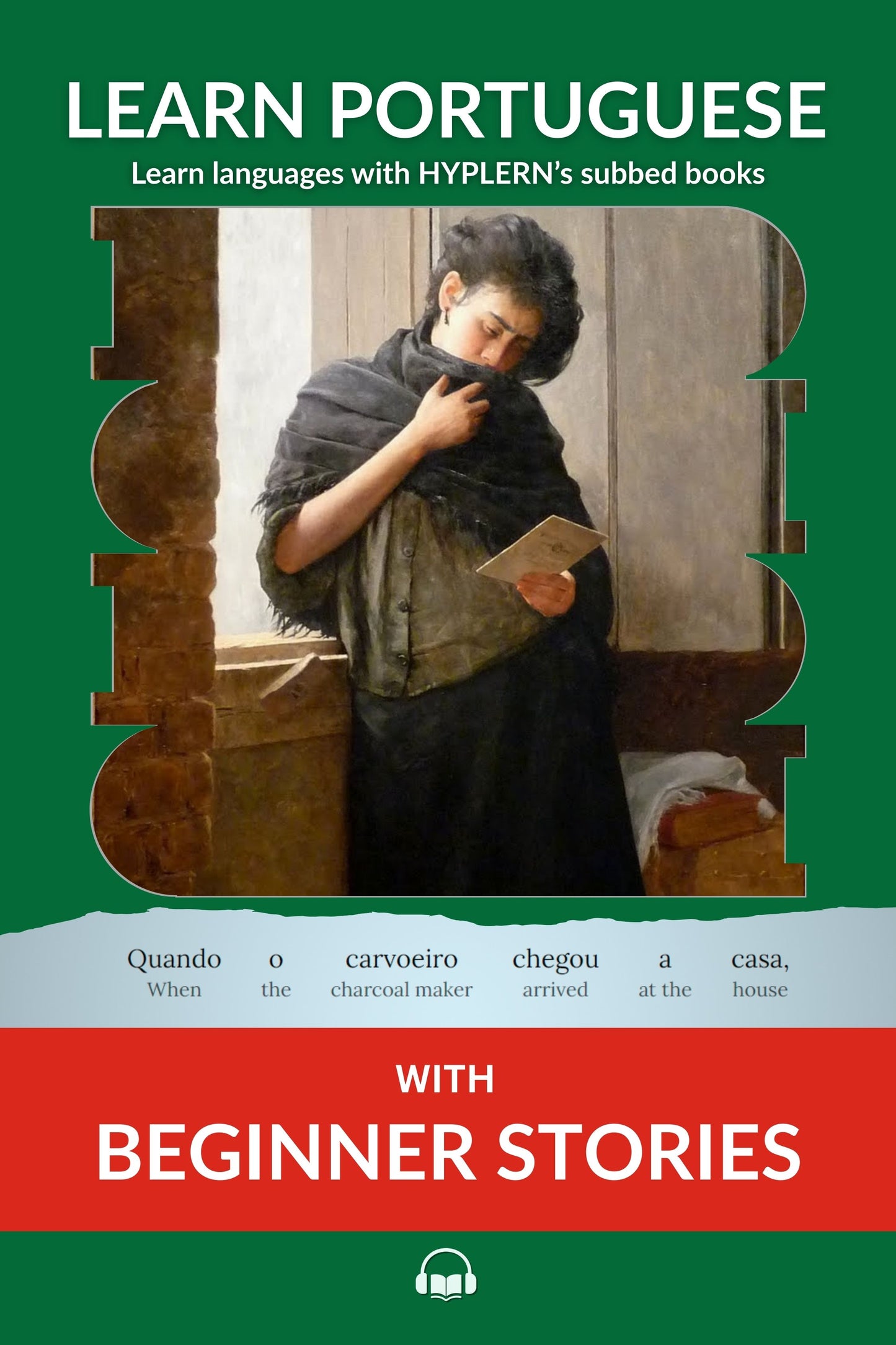 HypLern - Learn Portuguese with Beginner Stories - Interlinear PDF, Epub, Mobi and Audio