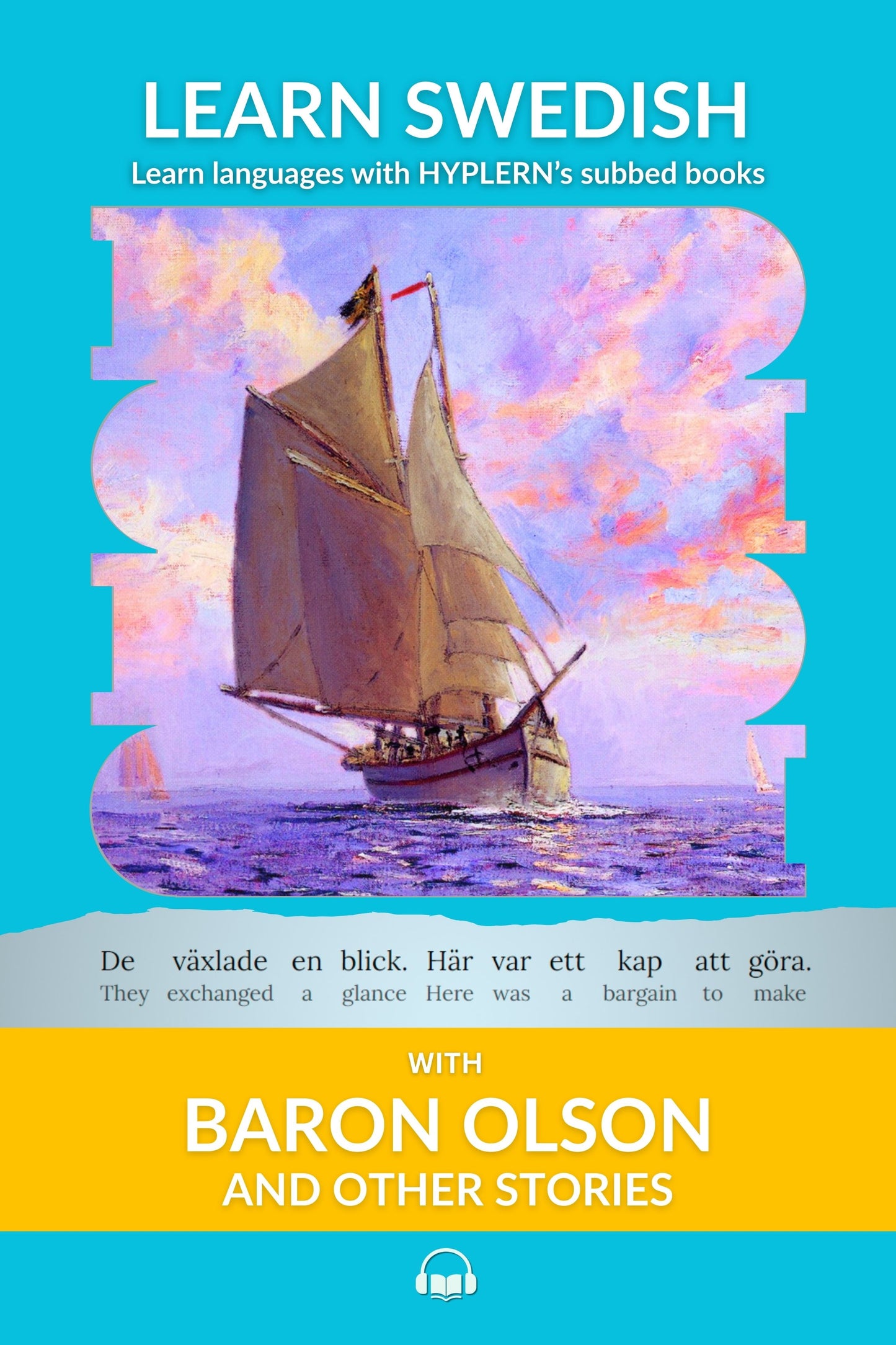 HypLern - Learn Swedish With Baron Olson and Other Stories - Interlinear PDF, Epub, Mobi and audio