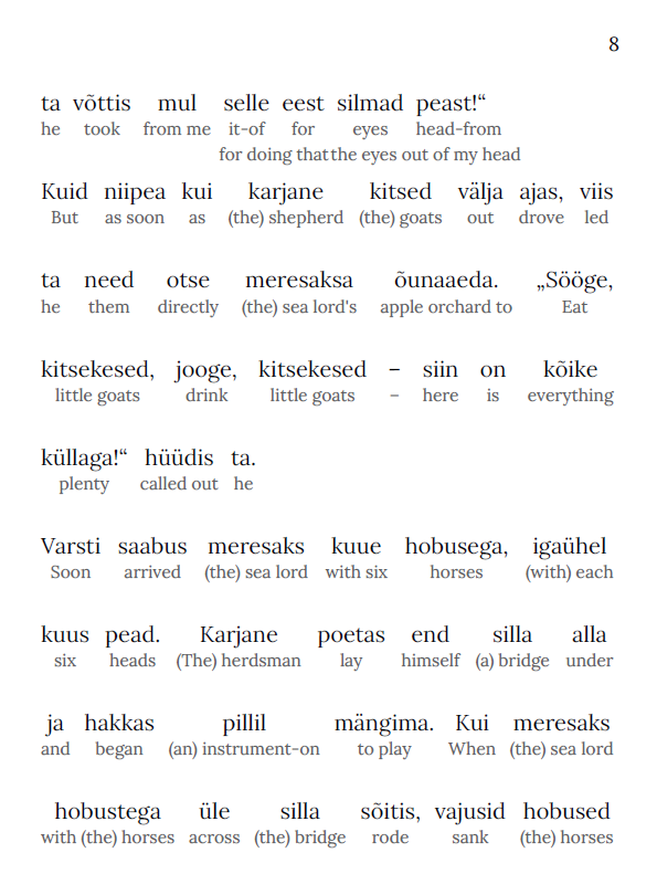 HypLern - Learn Estonian with Beginner Stories - Interlinear PDF  Epub