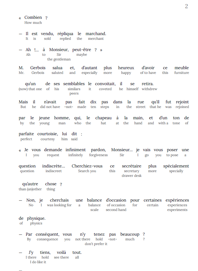 HypLern - Learn French With Arsene Lupin vs Herlock Sholmes - Interlinear PDF and Epub