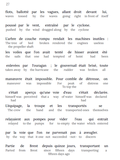 HypLern - Learn French With Terre Libre - Interlinear PDF and Epubs