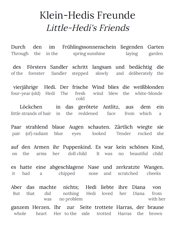 HypLern - Learn German With The Forester's Pucki by Magda Trott - PDF, Epub, and audio