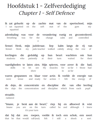 HypLern - Learn Dutch With You Can't Choose Family - Interlinear PDF and Epub