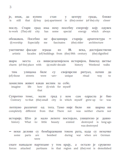 HypLern - Learn Serbian with Crossfire of Shadows - Interlinear PDF and Epub