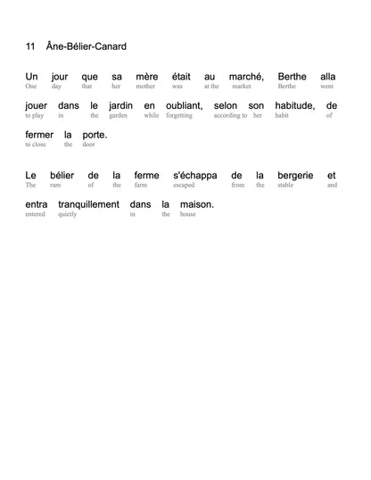 HypLern - Learn French With Beginner Stories - Interlinear PDF, Epub, Mobi and audio