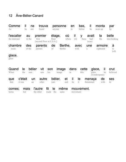 HypLern - Learn French With Beginner Stories - Interlinear PDF, Epub, Mobi and audio