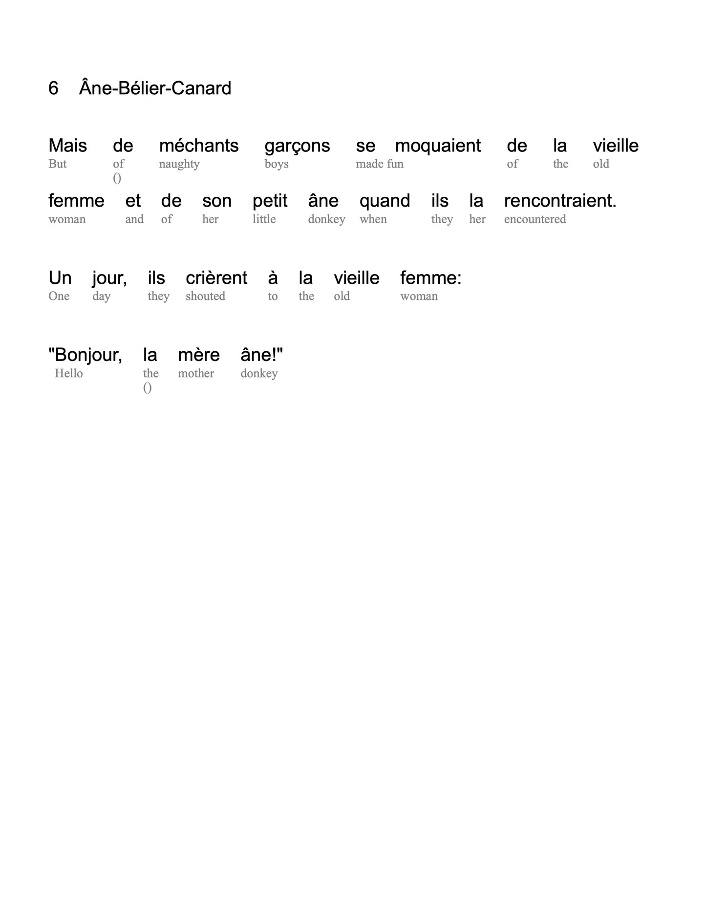 HypLern - Learn French With Beginner Stories - Interlinear PDF, Epub, Mobi and audio