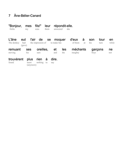 HypLern - Learn French With Beginner Stories - Interlinear PDF, Epub, Mobi and audio