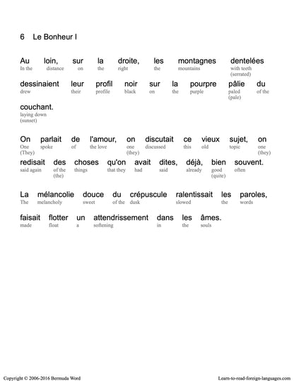 HypLern - Learn French With Romantic Stories - Interlinear PDF, Epub, Mobi and audio