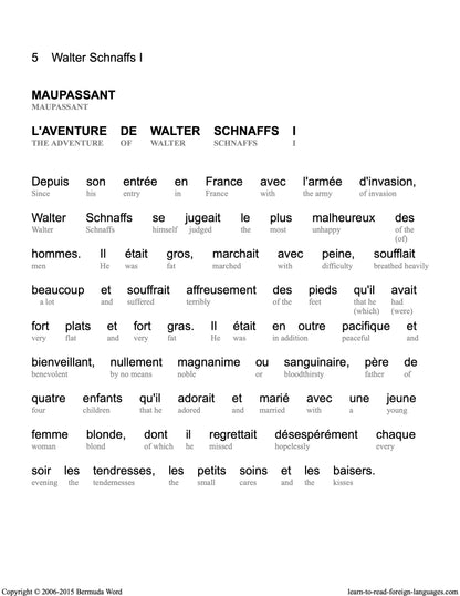 HypLern - Learn French With Short Stories - Interlinear PDF, Epubs plus MP3s